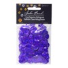 John Bead Flat Round Plastic Loose Sequins Hologram with Hole Craft Embellishments Purple 10mm 450 Pieces - 4 of 4