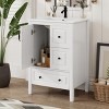 Dexmalle 24 Modern Bathroom Vanity with Sink with Soft-closing Door - 2 of 4