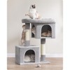 Feandrea Cat Tree, Cat Tower, Cat Condo, Large Cat Perch, 2 Cat Caves, Scratching Post - 4 of 4