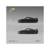 McLaren 765LT Matt Black with Red Accents and Extra Wheels 1/64 Diecast Model Car by CM Model - 4 of 4