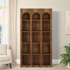 MAYEERTY 70.8" Wood Bookshelf, 5-Tier Rustic Bookcase Display Storage Shelving Unit - 2 of 4