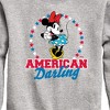 Boys' - Disney - American Darling Minnie Graphic Long Sleeve Fleece Sweatshirt - 2 of 4