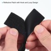 Unique Bargains Cotton Hook and Loop Fastener Infrared Reflective Applique Patches Yellow 2 Pcs - 3 of 4