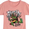Girls' - Teenage Mutant Ninja Turtles - Raphael Going In Loud Fitted Short Sleeve Graphic T-Shirt - 2 of 4