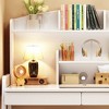 Kids Desk, Wooden Study Desk, Home Office Desk, Writing Desk, Computer Desk, With Bookcase and Drawers - 4 of 4