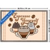 Trends International Pusheen: Patisserie - Espresso Yourself Framed Wall Poster Prints - 3 of 4