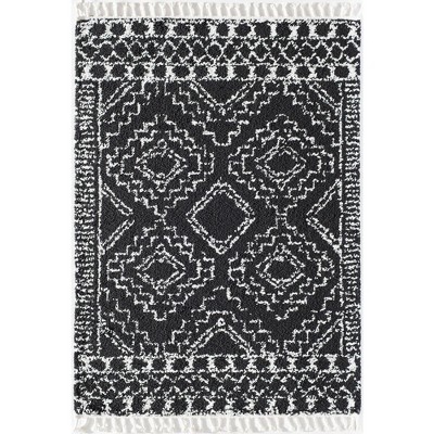 Cosmoliving By Cosmopolitan Moon Ms40a Sable Area Rug For Dining Room ...