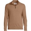 Lands' End Men's Fine Gauge Cashmere Quarter Zip - 3 of 3
