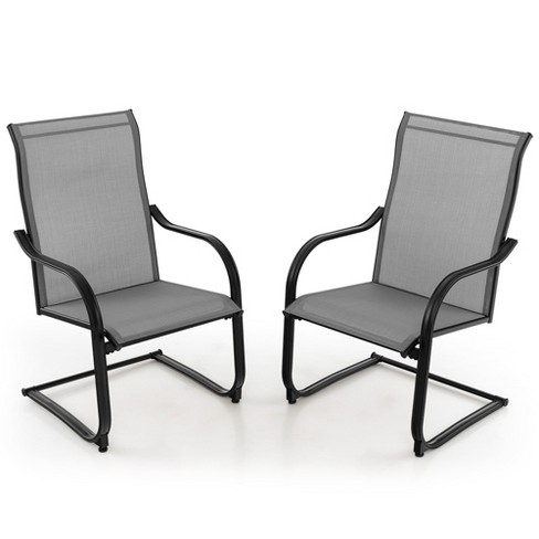 Spring motion outdoor discount chairs