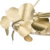Progress Lighting, Laurel Collection, 6-Light Chandelier, Gilded Silver, Hand-Painted Leaves - 2 of 4