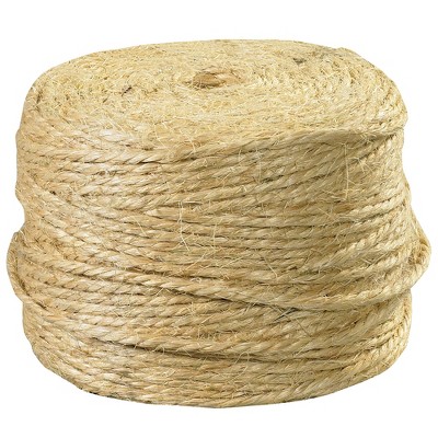 Box Partners Sisal Tying Twine 3-Ply Natural 970'/Case TWS970