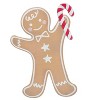 Sunstar 35 3/4" Iron Gingerbread Boy Christmas Decoration - 2 of 2