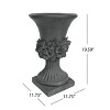 Okak Classic Accent Planter Pots, Indoor/Outdoor Flower Pots for Succulents & Plants, Garden, Patio Style, 12"x 12"x 19.5" - 3 of 4