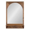 Kate and Laurel Andover Functional Mirror - Brown, 20x30 - 2 of 4