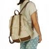Slickblue Multi-Purpose Fabric Art Backpack, Large Main Compartment, Outdoor Daypack, Artistic, Gray, 15" x 12.5" x 6.5" - 4 of 4