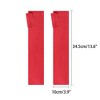 INSPIRE CHIC Women's Satin Lace Up Fingerless Elbow Length Punk Gloves 1 Pair - 2 of 4