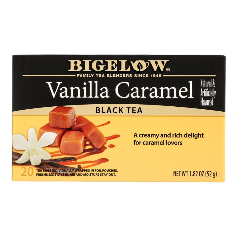 Bigelow Vanilla Caramel Black Tea - Case of 6 boxes/20 bags, 2 of 7