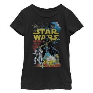 Girl's Star Wars Galactic Battle T-Shirt - 1 of 3