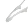 Unique Bargains Food Tongs Round Head Food Tong Stainless Steel Design Dishwasher Safe Stainless Steel 10 Inch 1Pcs - 3 of 3