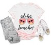 Simply Sage Market Aloha Beaches Sunglasses Short Sleeve Tee - 3 of 4