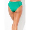 Swimsuits for All Women's Shimmer Side Ruched Swim Brief (Plus Sizes Available) - 3 of 4