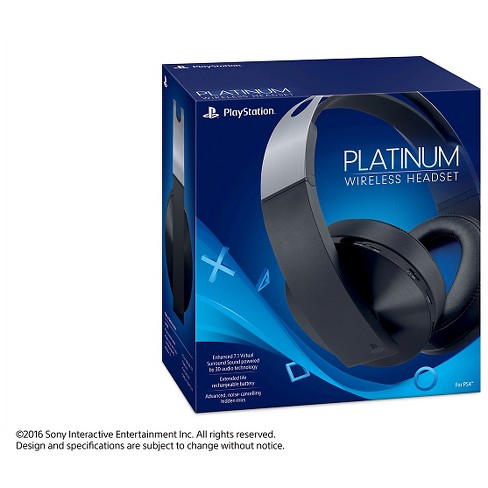 Slechte factor nakomelingen Doctor in de filosofie Playstation 4 Platinum Bluetooth Wireless Headset : Target