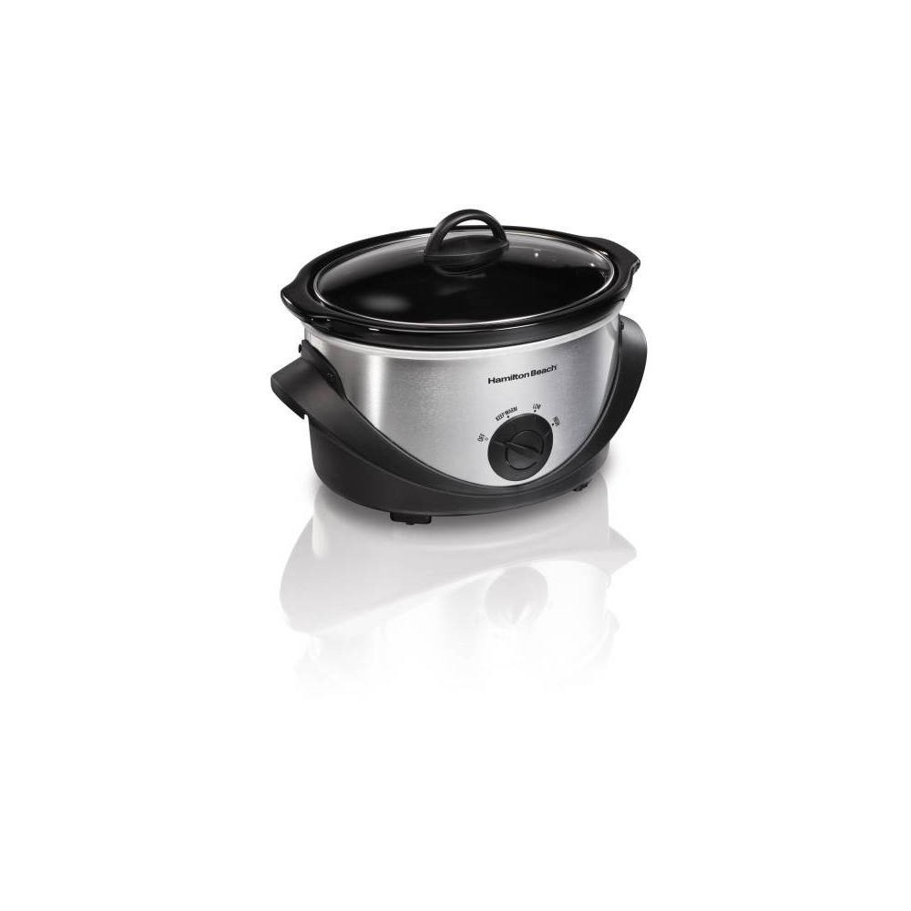 Hamilton Beach 4qt Slow Cooker - Silver - 33141