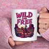 Wild And Free Western Mug, Woman Gift (Non-Custom Only)| OrnamentallyYou - 3 of 4