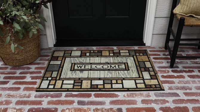 1&#39;6&#34;x2&#39;6&#34; &#39;Welcome&#39; Drifted Nature Doorscapes Mat - Mohawk, 2 of 8, play video