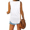 Women Summer Basic Tops Casual V Neck Tank Tops Loose Fit High Low Hem Tops Soft Shirts Tunic Tops Basic Everyday Looks - 2 of 4