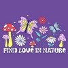 Juniors Womens Lost Gods Find Love in Nature T-Shirt - 2 of 4