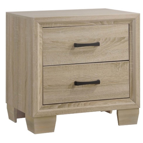 Warner 2 Drawer Nightstand White Washed Oak Private Reserve Target