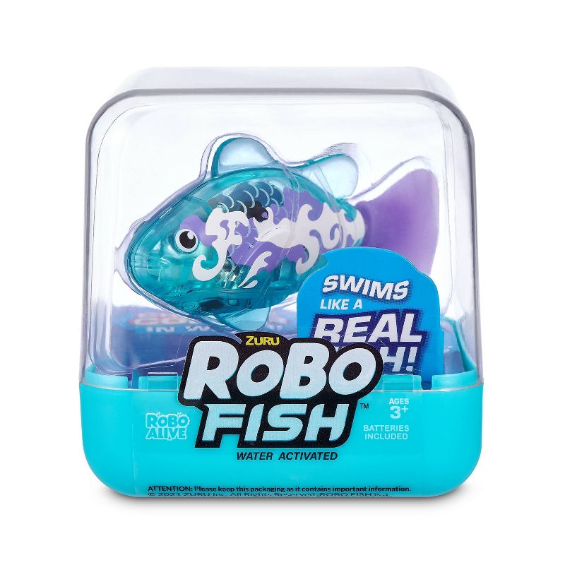 Robo Alive Robo Fish - Teal - with Color Change by ZURU, 1 of 12