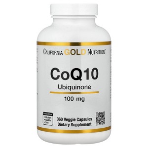 CoQ10 by Lake Avenue Nutrition - Ubiquinone Supplement - Promotes Antioxidant Activity - Gluten Free, Non-GMO - 100 mg - 360 Veggie Capsules - 1 of 4