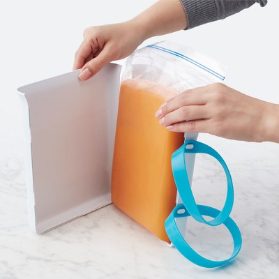 FreezeUp Food Block Maker, 6 Cup: YouCopia Freezer Organizer, Plastic, 2-Year Warranty, White