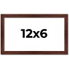 PosterPalooza | Panoramic Classic Modern Brown Frame - UV Acrylic, Foam Board Backing, Hanging Hardware - 2 of 4