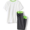 Lands' End Kids Short Sleeve Top and Jogger Bottom Pajama Set - 2 of 2