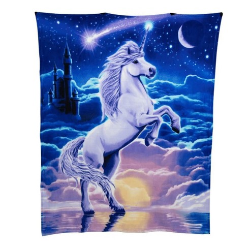 Dawhud Direct 50 X 60 Unicorn Fleece Throw Blanket Target