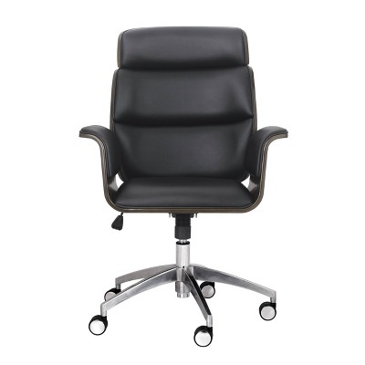 Cannonade Mid Century Modern Swivel Office Chair Black/Gray - Christopher Knight Home