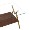 Bencmate Coffee Tables Dinging Room Rectangle Table, Modern Open Storage Coffee Table User Friendly Assemble, Yellow, 41.93"*26.38"*4.16" - 4 of 4