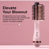 L'ange Hair Le Volume Eleve 2-in-1 Titanium Brush Hair Dryer - Blush - 1100 Watt - 2 of 3