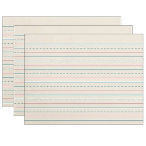 3pk 500 Sheets/Pk Zaner-Bloser Newsprint Handwriting Paper Grade K - Pacon: Wide Rule, Uncoated, Non-Standard Size, 1500 Sheets - 1 of 2