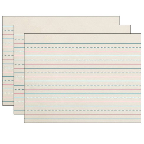 Newsprint Handwriting Paper, Skip-A-Line, Grade 1, 1/2 x 1/4 x 1