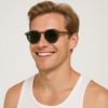 Anna-Kaci Round Frame Polarized Sunglasses with UV400 Protection and Vintage Inspired Design - 3 of 4