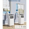 8000BTU Portable Air Conditioner, 3-In-1 Room Air Conditioner with Fan & Dehumidifier Modes, AC Unit Cools up to 350 Sq.Ft - 3 of 4