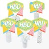 Big Dot of Happiness Party Time - Happy Birthday Party Centerpiece Sticks - Table Toppers - Set of 15 - 2 of 4