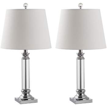 Zara 24 Inch H Crystal Table Lamp (Set of 2) - Clear - Safavieh