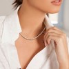 EVERLY JEWELRY | 14k Yellow Gold 5-5.5mm Cultured Freshwater Pearl Necklace, 18 inc - 4 of 4