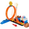 Hot Wheels Toy Car Track Set, Super Police Station Playset with 1:64 Scale Die-Cast Vehicle, Adjustable Loop for Multiple Ways to Race & Stunt - 4 of 4