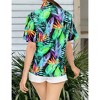 HAPPY BAY Button Down Shirt Casual Summer Beach Blouse Shirt Luau Party Colorful Short Sleeve Dress Shirts Hawaiian T Shirt - 2 of 4